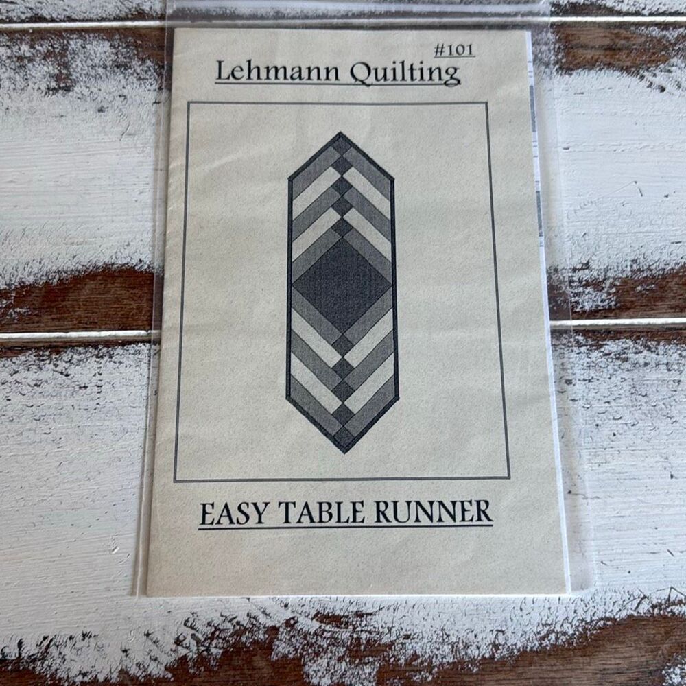 Pattern Lehmann quilting, table runner